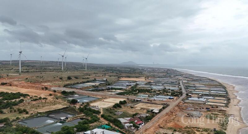 Vị trí của dự án Nhà máy điện hạt nhân Ninh Thuận 1. Ảnh: Lê Sơn