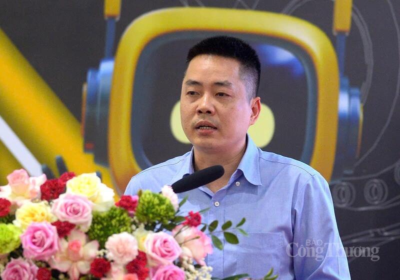 Ông Phạm Tuấn Hải, Phó Giám đốc Sở Công Thương Hải Phòng phát biểu tại diễn đàn.