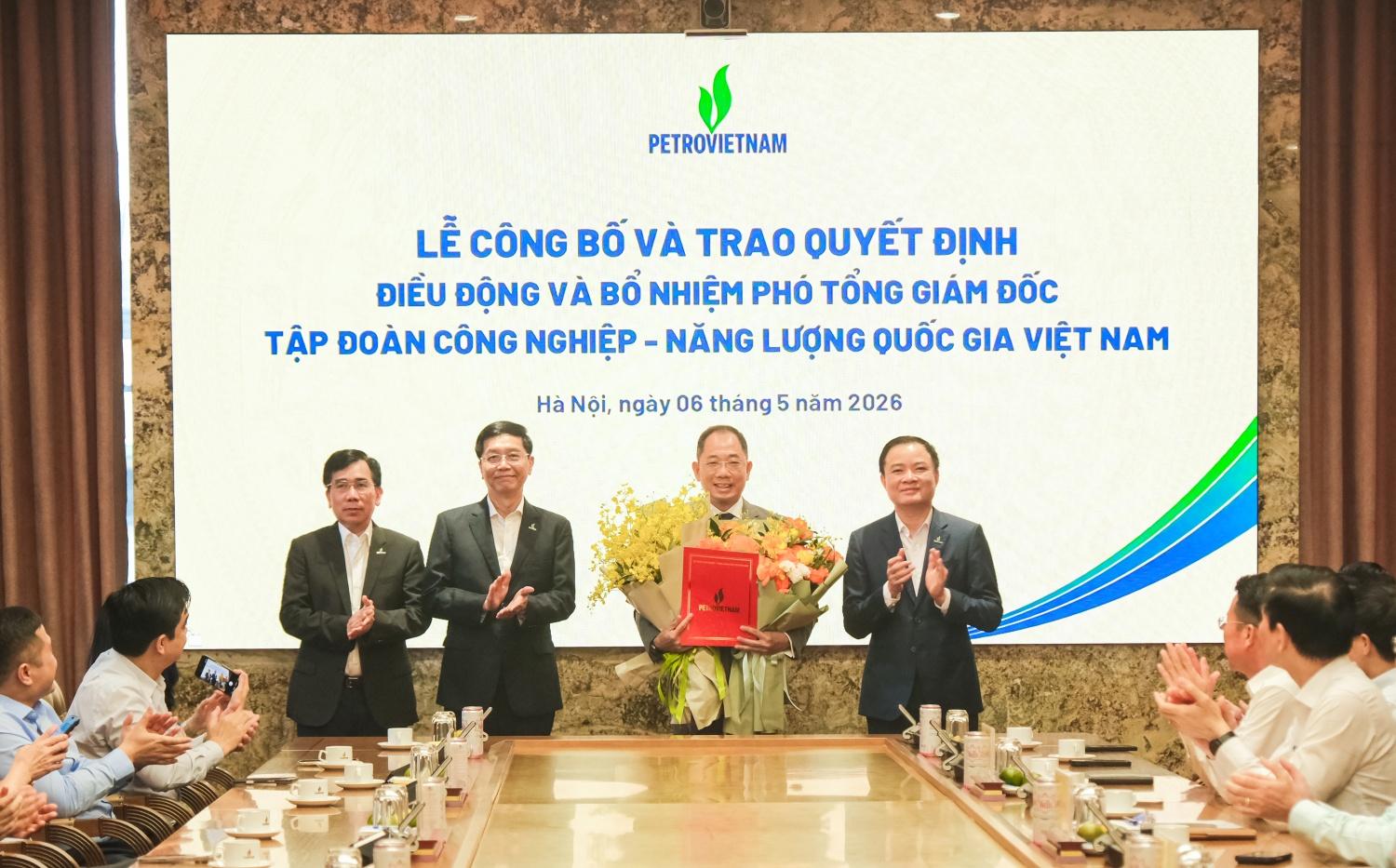 Đồng chí Cao Hoài Dương được bổ nhiệm giữ chức Phó Tổng Giám đốc Petrovietnam