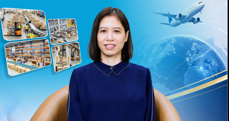 Bà Nguyễn Lê Hằng - Trưởng bộ phận, Giám đốc Đối ngoại SLP Việt Nam tại tọa đàm. Ảnh: QC