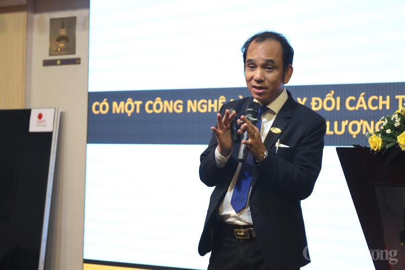 Ông Trần Quốc Tâm, CEO Công ty LITHACO phát biểu tại hội thảo