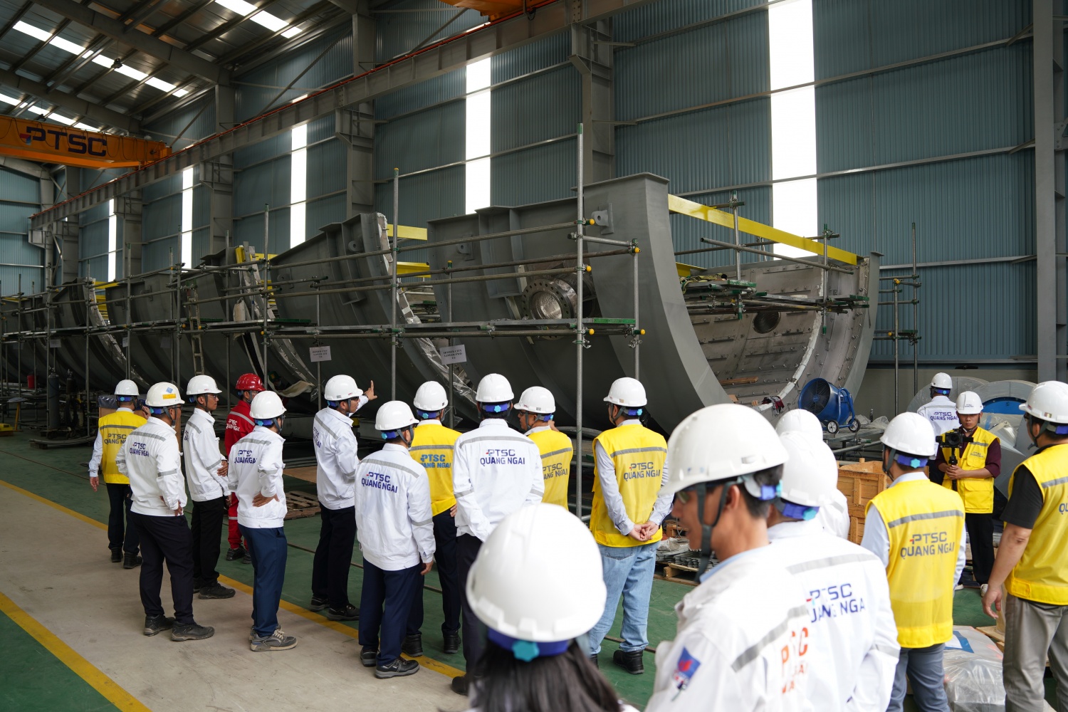 PTSC Quảng Ngãi khởi công hạng mục hệ thống ống dẫn Nhà máy Nhiệt điện Long Phú 1