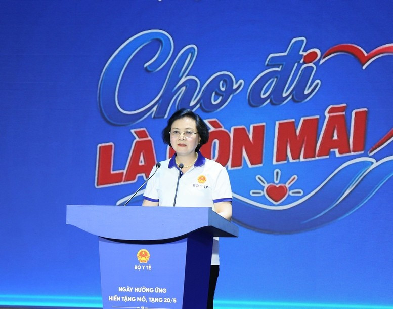 Theo Phó Thủ tướng, mỗi lá đơn đăng ký hiến mô, hiến tạng hôm nay có thể trở thành hy vọng sống cho nhiều người trong ngày mai - Ảnh: VGP