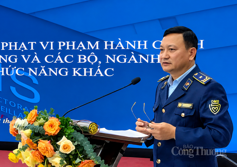 Ông Giáp Quang Đăng, Phó Chi cục trưởng Chi cục Quản lý thị trường Bắc Ninh.