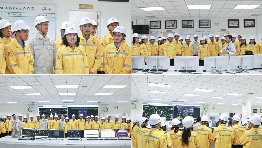 Tổng Liên đoàn Lao động Việt Nam đánh giá cao mô hình phát triển hài hòa giữa công nghệ và con người tại PVCFC
