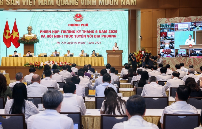 Thủ tướng khẳng định Chính phủ, các bộ, ngành, địa phương nghiêm túc tiếp thu ý kiến chỉ đạo của đồng chí Tổng Bí thư, Chủ tịch nước Tô Lâm - Ảnh: VGP/Nhật Bắc