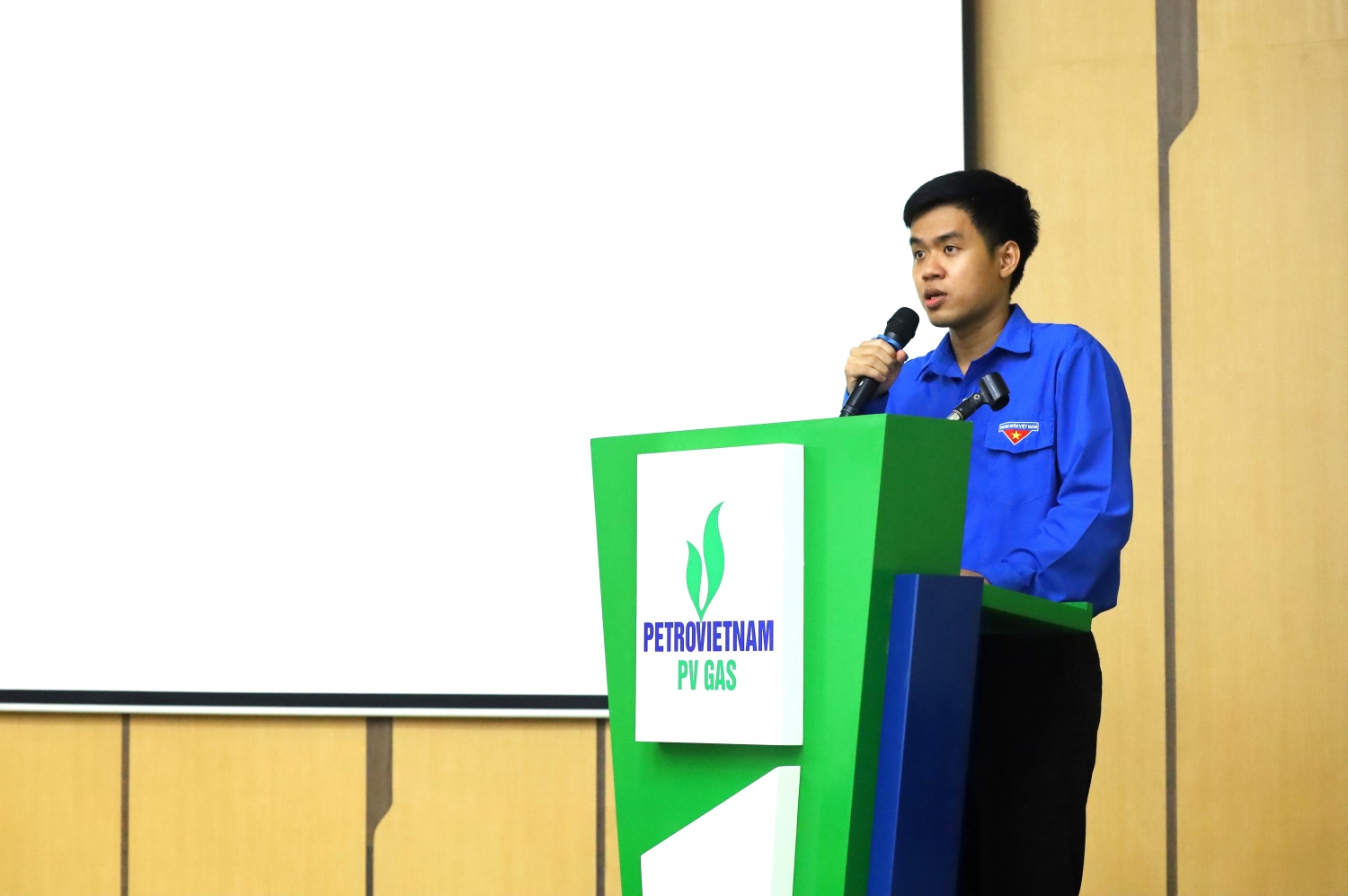 Đồng chí Lương Việt Chí Tài – Bí thư Đoàn cơ sở KĐN: Hội thảo được kỳ vọng giúp đoàn viên hiểu rõ hơn về hệ thống công trình khí, từ đó hình thành nhiều ý tưởng, sáng kiến mới.