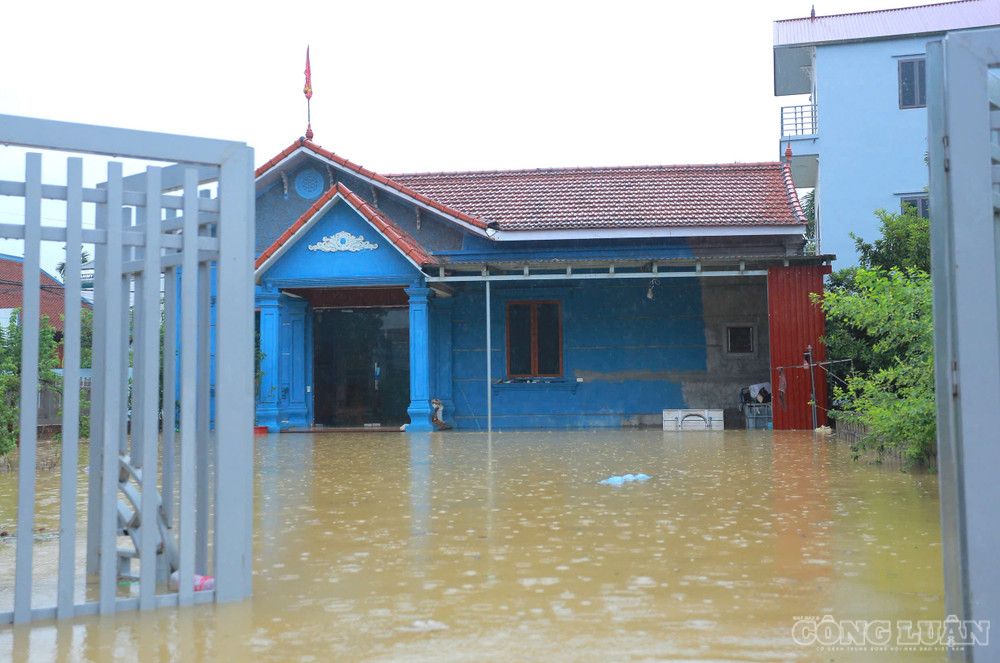 Hơn 10.600 người bị ảnh hưởng, hơn 2.200 nhà bị ngập. Ảnh: Quang Hùng clo_br_z8274186457634-73dc3701615196c3004f60ef7c6920f1.jpg