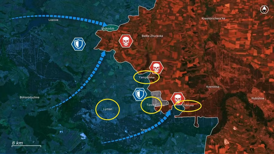 Ukraine đột phá ở Lyman, gió đảo chiều ở Sloviansk-Kramatorsk