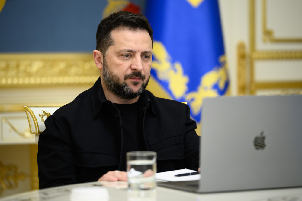 Tổng thống Ukraine Volodymyr Zelenskyy. Ảnh: X/ZelenskyyUa hub-roewmaadpec.jpg