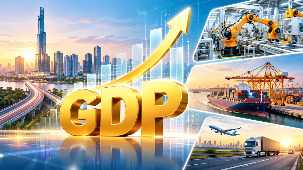 Kích cầu tiêu dùng, tăng tốc xuất nhập khẩu, tạo động lực tăng trưởng GDP 2 con số
